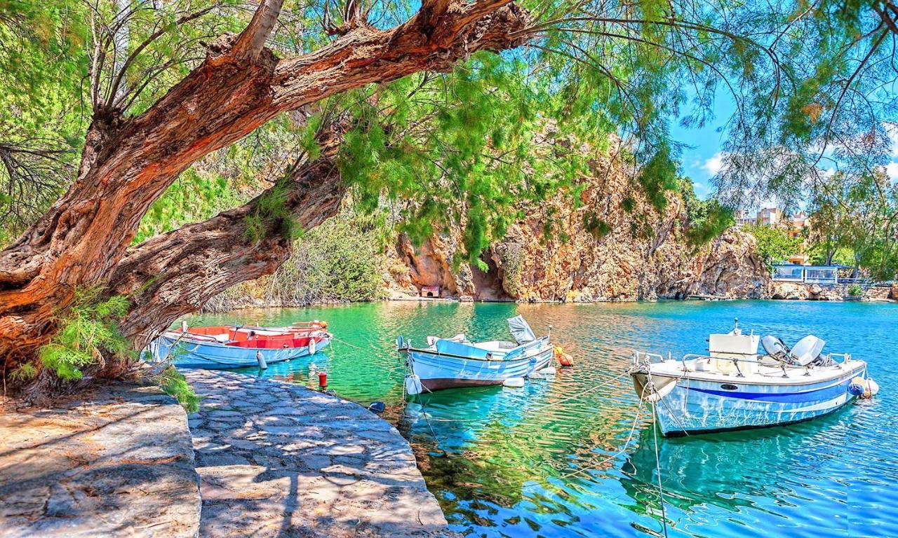 Cretan Lodge Heated Pool อายิโอสนิโกลาโอส ภายนอก รูปภาพ