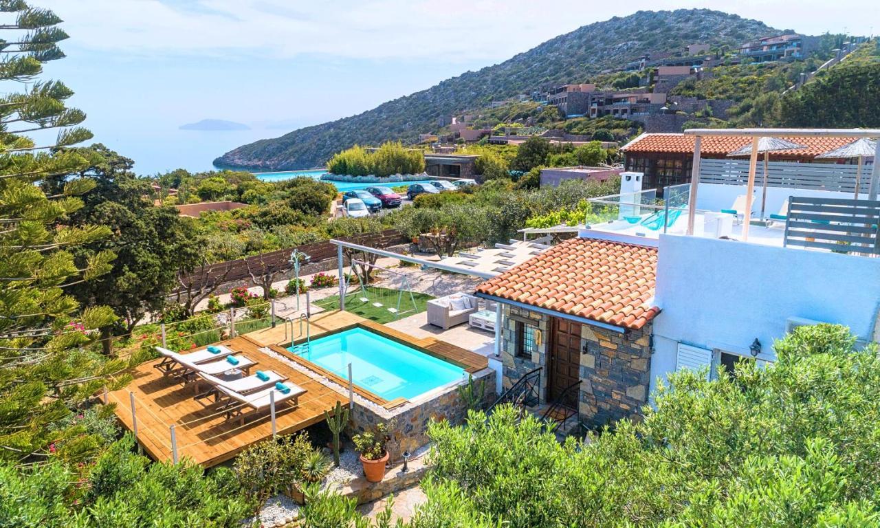 Cretan Lodge Heated Pool อายิโอสนิโกลาโอส ภายนอก รูปภาพ