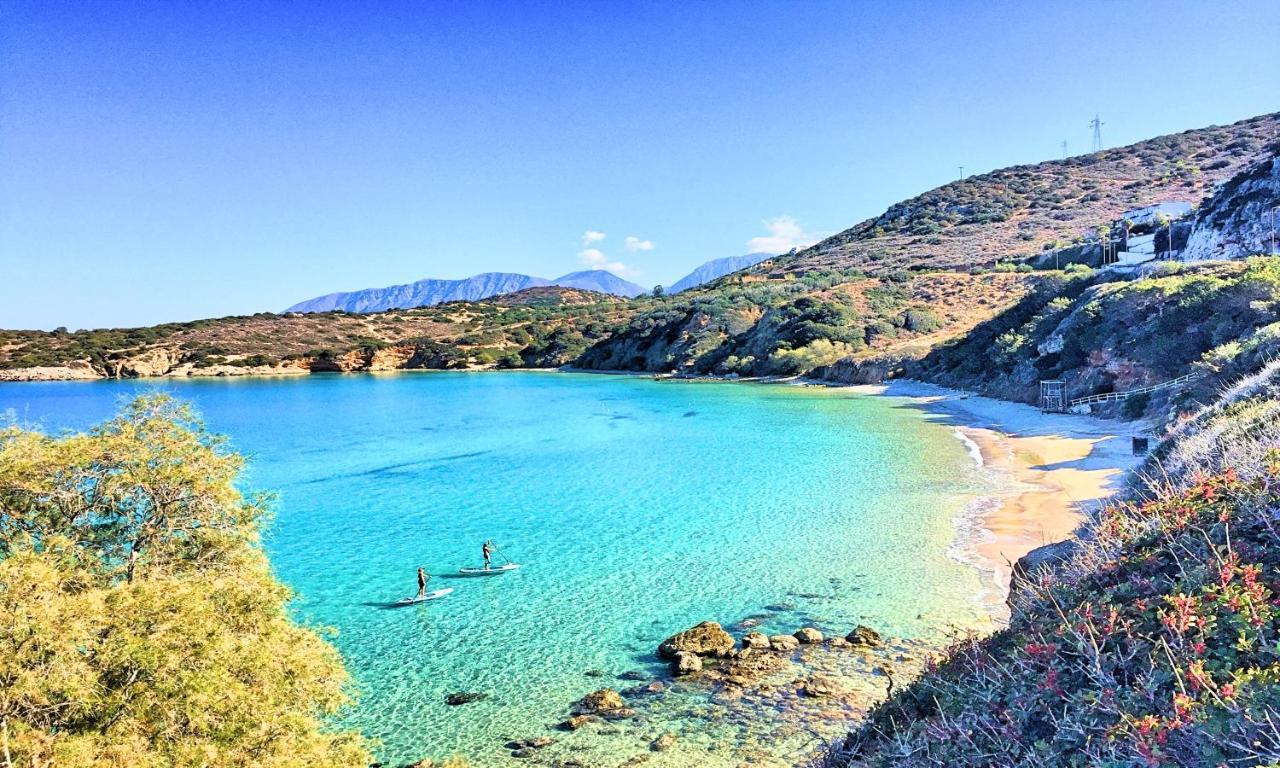 Cretan Lodge Heated Pool อายิโอสนิโกลาโอส ภายนอก รูปภาพ