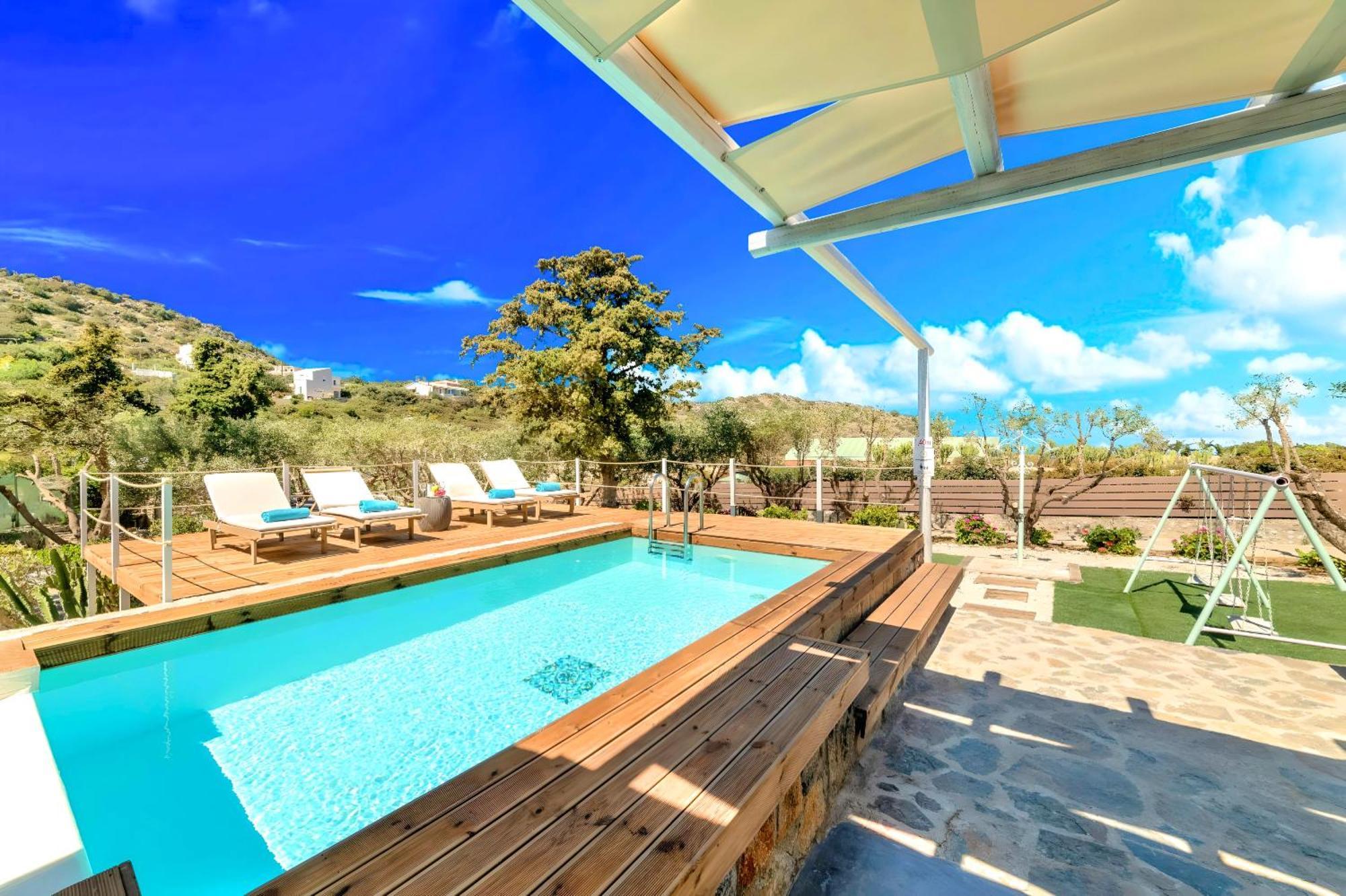 Cretan Lodge Heated Pool อายิโอสนิโกลาโอส ภายนอก รูปภาพ