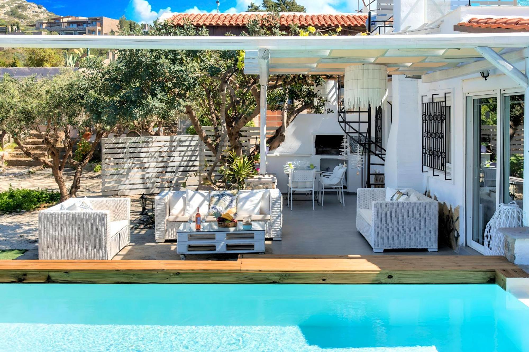 Cretan Lodge Heated Pool อายิโอสนิโกลาโอส ภายนอก รูปภาพ