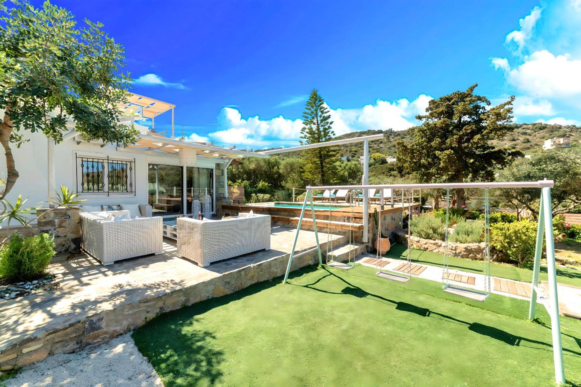 Cretan Lodge Heated Pool อายิโอสนิโกลาโอส ภายนอก รูปภาพ